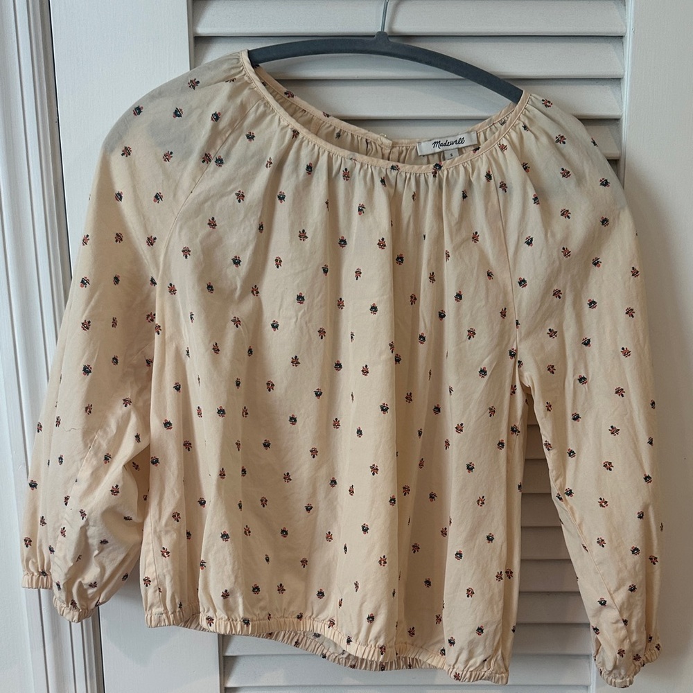 Madewell Floral Top